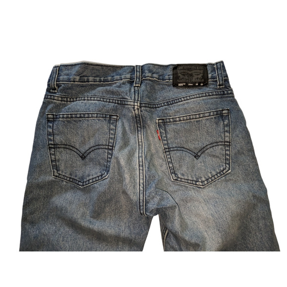 Levi's 505 Straight Blue Jeans Size 28 x 28 16 Reg Boys -0723B114 - Picture 5 of 6